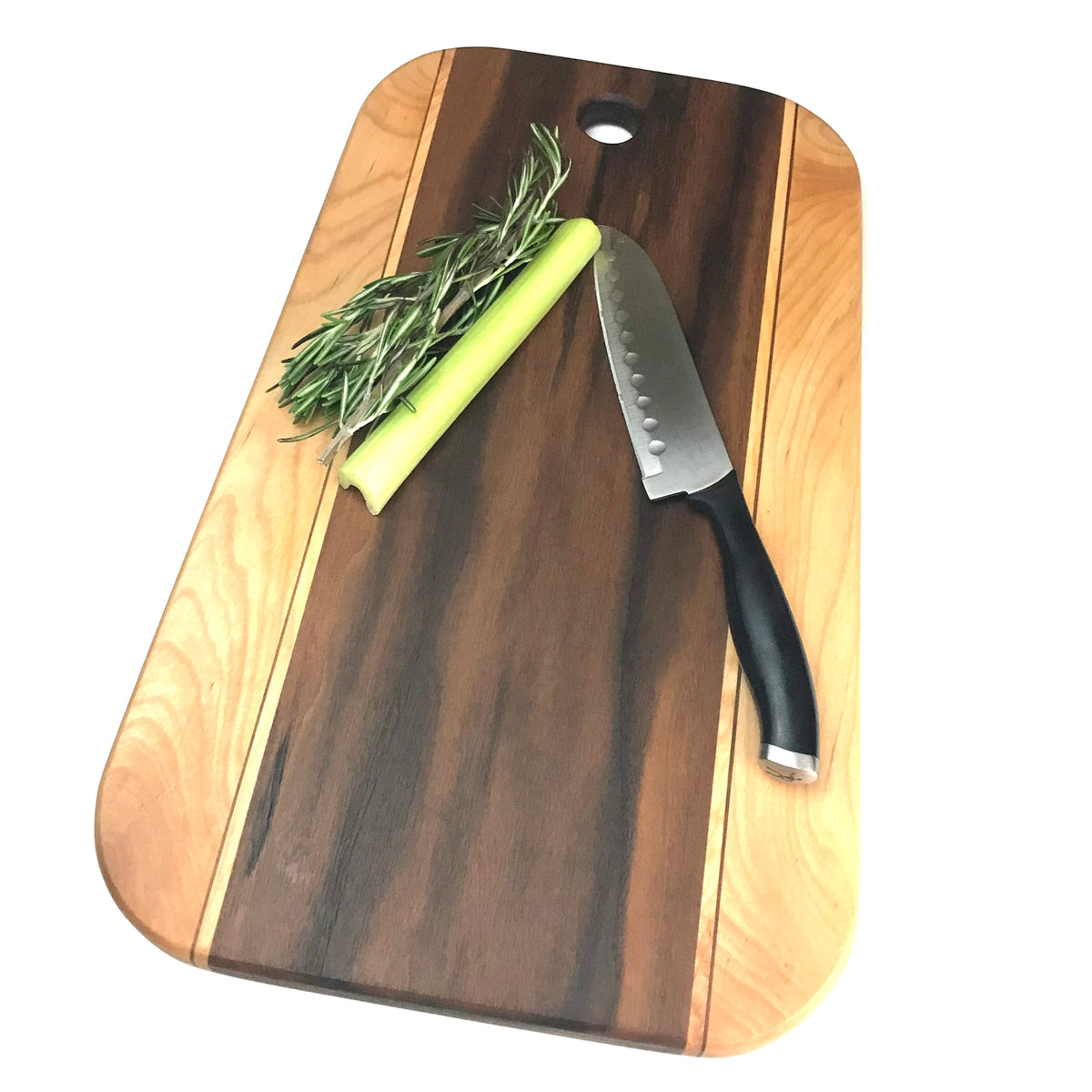 Large Wood Charcuterie Board - Thick Hardwood Serving Board