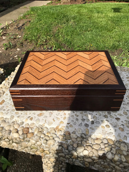 Wood Box - Made From Maple And Ash Wood - Handmade Artisan Box With Li – A.  P. Woodcraft